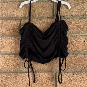 Black crop top
